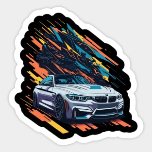 BMW M4 F82 Classic car Sticker